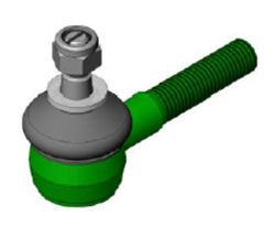 ROTULA TERMINAL M-14 DERECHA CON GRASERA