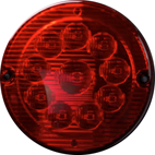 LUZ LED ROJA 24V 155MM DIRECCIONAL