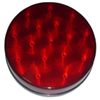 LAMPARA LED ROJA 24V 155MM NACIONAL