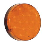 LAMPARA LED AMBAR 24VOL 155 MM NACIONAL