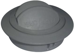 DIFUSOR SALIDA AIRE GRIS CLARO CON SOPORTE