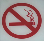 ACRILICO AVISO PROHIBIDO FUMAR