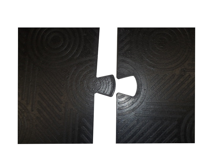 Piso en caucho dielectrico