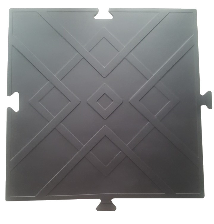 Piso en caucho para gimnasio