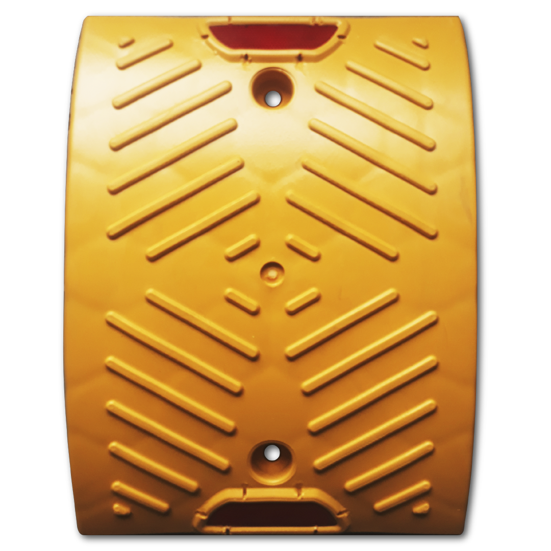 Reductor de velocidad cuatro secciones en plastico amarillo - CCRV-0016 - view top