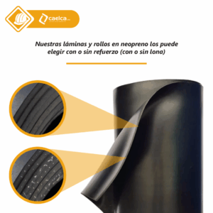 Neopreno con o son lona CAELCA