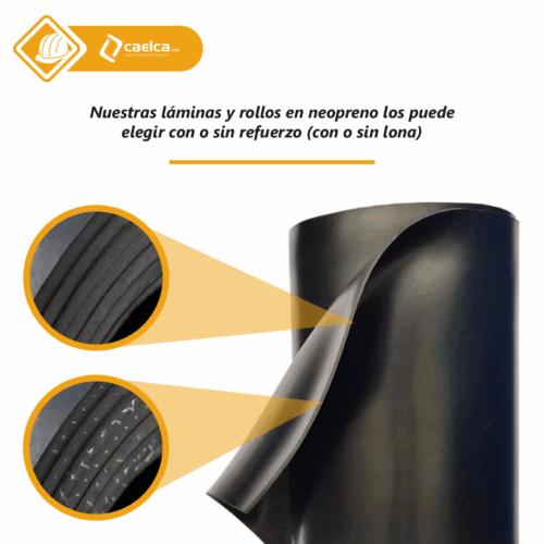 Neopreno con o son lona CAELCA