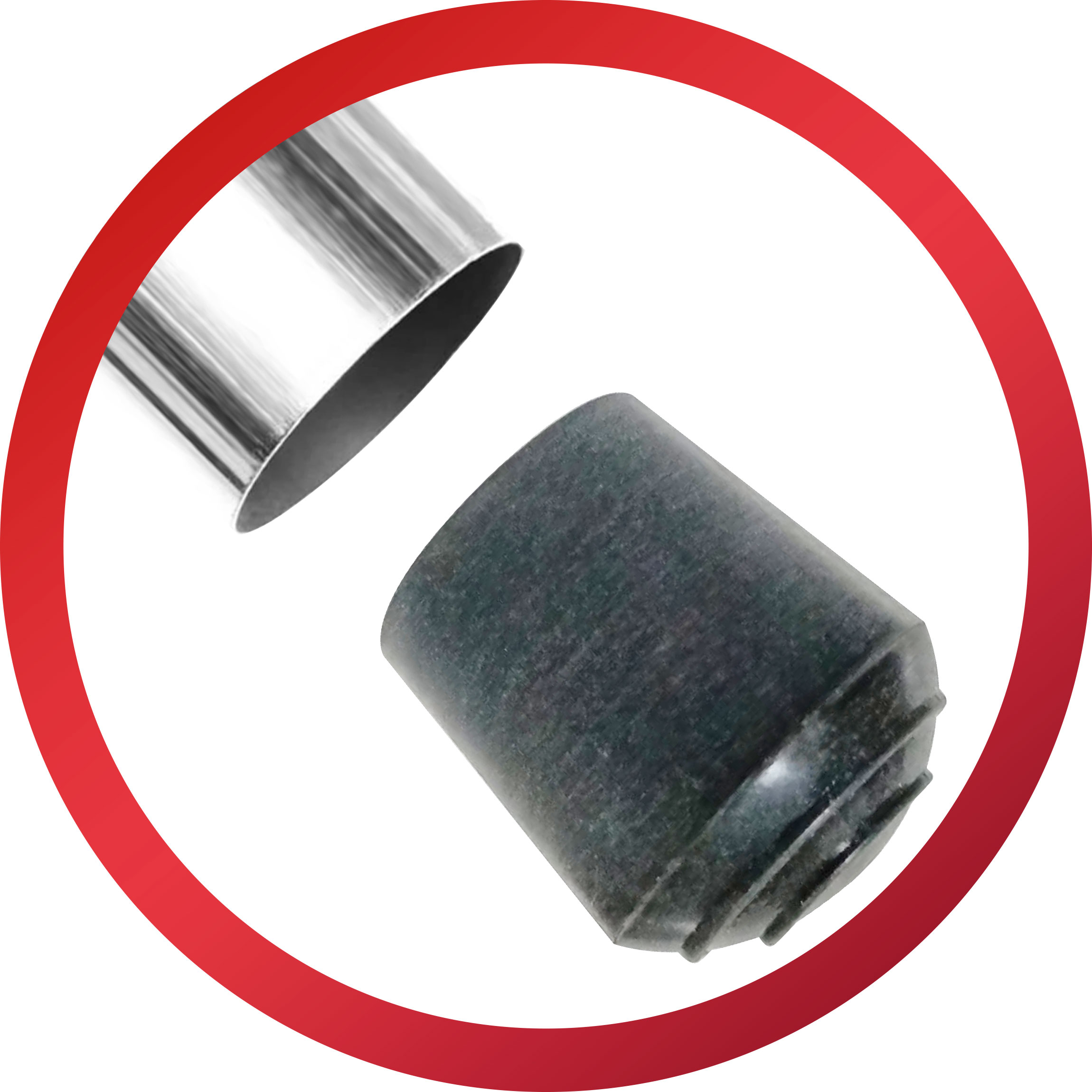 Tapón redondo en caucho externo 1/2" pulgadas - Imagen 5