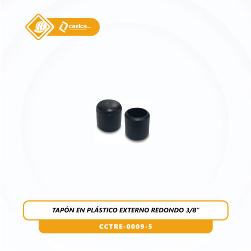 Tapón plástico redondo externo 3/8