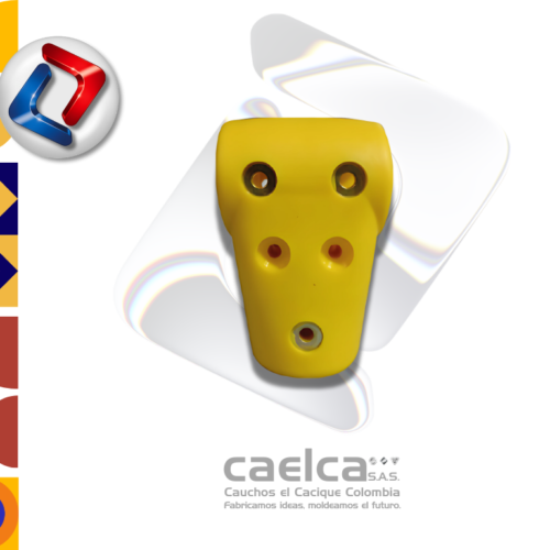 TEE ABIERTA GRANDE: GRIS OSCURO/AMARILLO.