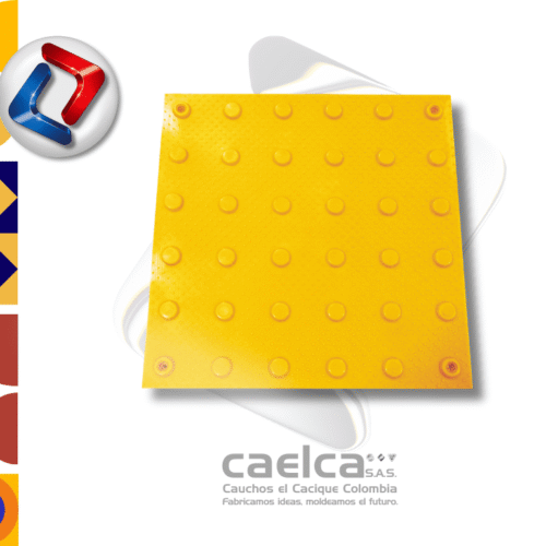 Piso Podotáctil PVC/Caucho