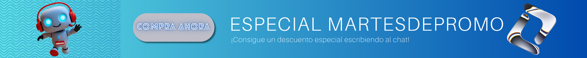 ¡consigue un descuento especial escribiendo al chat!