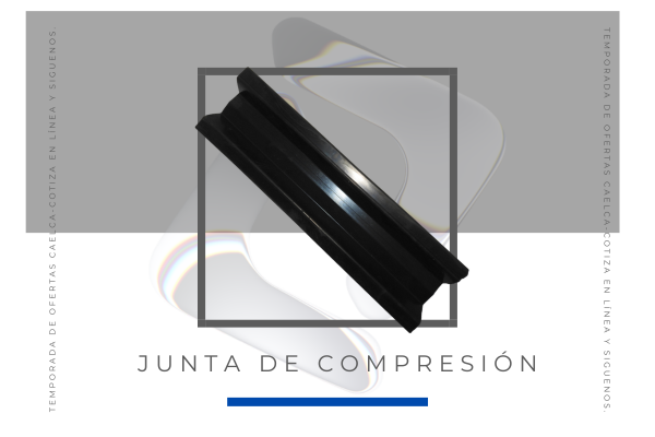 Juntas de Dilatación y Compresión. Perfil de sello elastomérico