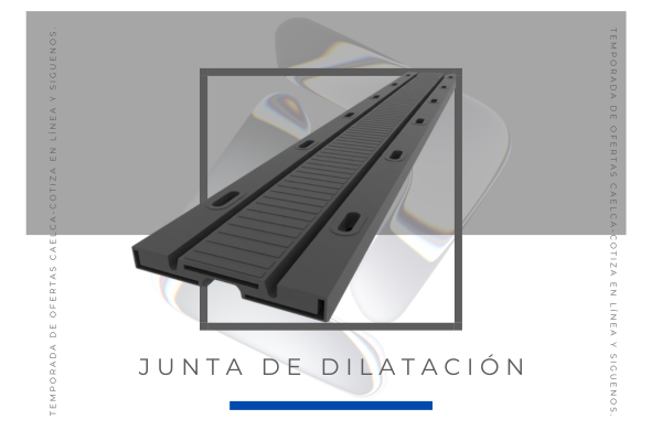 Juntas de Dilatación y Compresión. Junta de dilatación de caucho EPDM - principal
